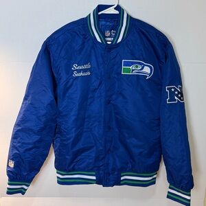 Seattle Seahawks Blue Bomber Jacket